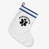 Grande Chaussette De Noël Thème d'infirmier (Devant (Accrochage))