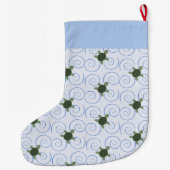 Grande Chaussette De Noël Tortue De Mer (Dos)