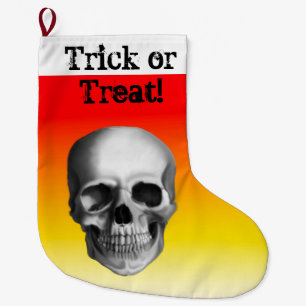 Grande Chaussette De Noël Trick ou Treat Halloween bonbon sac