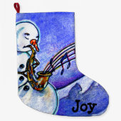 Grande Chaussette De Noël Un klaxon pour le jeu (Devant)