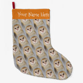 Grande Chaussette De Noël Une Belle Chouette Serene Barn (Devant)