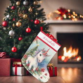 Grande Chaussette De Noël Unicorn