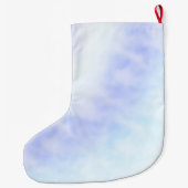 Grande Chaussette De Noël Unicornes pourpres (Dos)