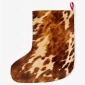 Grande Chaussette De Noël Vachette Brown (Dos)