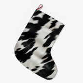 Grande Chaussette De Noël Vachette de la ferme Western (Devant (Accrochage))