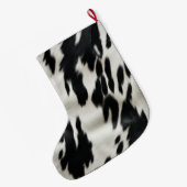 Grande Chaussette De Noël Vachette de la ferme Western (Dos (Accrochage))