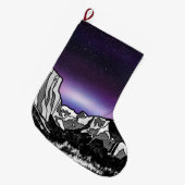 Grande Chaussette De Noël Vallée de Yosemite (Devant (Accrochage))
