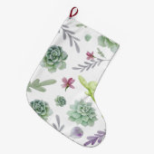 Grande Chaussette De Noël Variété de cactus (Devant (Accrochage))