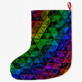 Grande Chaussette De Noël Verre de fierté (Dos)