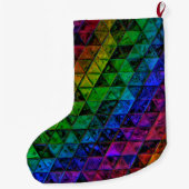 Grande Chaussette De Noël Verre de fierté (Dos)