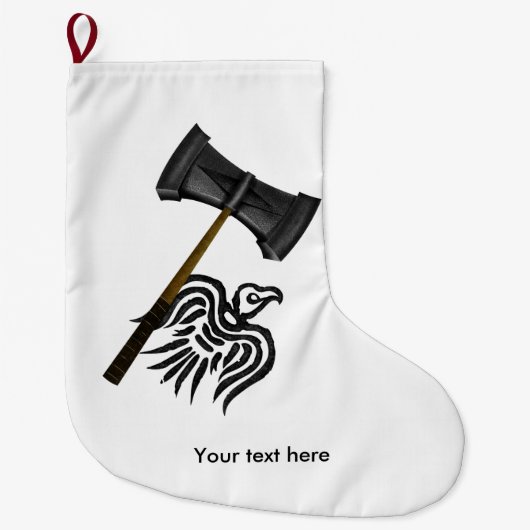 Grande Chaussette De Noël Viking War Hammer Thor (Devant)