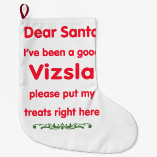 Grande Chaussette De Noël vizsla