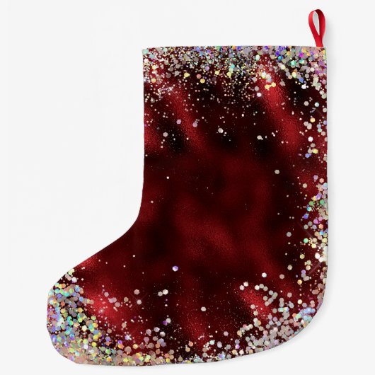 Grande Chaussette De Noël Vous êtes adoré Personnalisé (Dos)
