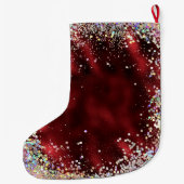 Grande Chaussette De Noël Vous êtes Loved Affirmation Rappel (Dos)