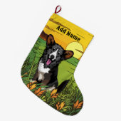 Grande Chaussette De Noël Welsh Corgi (Devant (Accrochage))