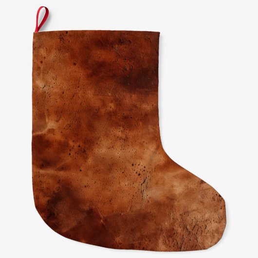 Grande Chaussette De Noël Western Brown Howdy Cowboy Brown (Devant)