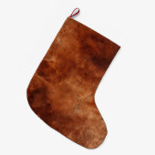Grande Chaussette De Noël Western Brown Howdy Cowboy Brown (Devant (Accrochage))
