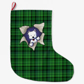 Grande Chaussette De Noël Westie BLAST Noël Stocker (Devant)