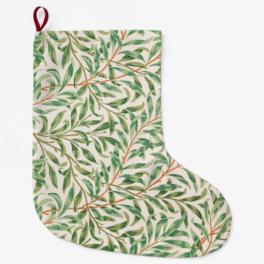 Grande Chaussette De Noël Willow Bough par William Morris (Devant)