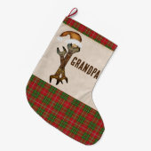 Grande Chaussette De Noël Wrenches Whimsical Personnalisées (Devant (Accrochage))