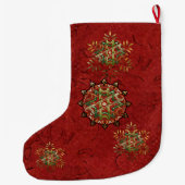 Grande Chaussette De Noël Yule Mandala (Dos)