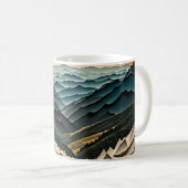 Grande conception de tasse de montagnes fumées (Devant droit)