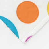 Grande couverture d'ouatine de pois de points (Coin)