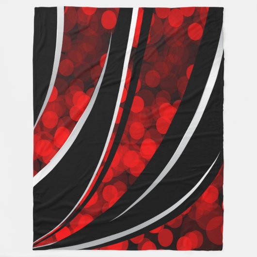 Grande couverture d'ouatine, moderne, abstrait, (Devant)