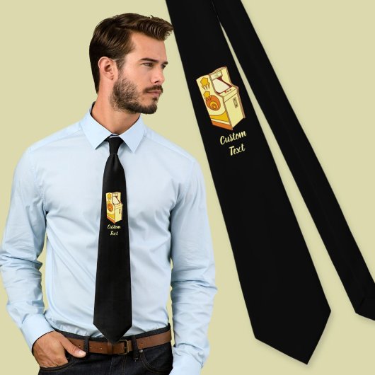 Grande cravate de console de jeu d'arcade