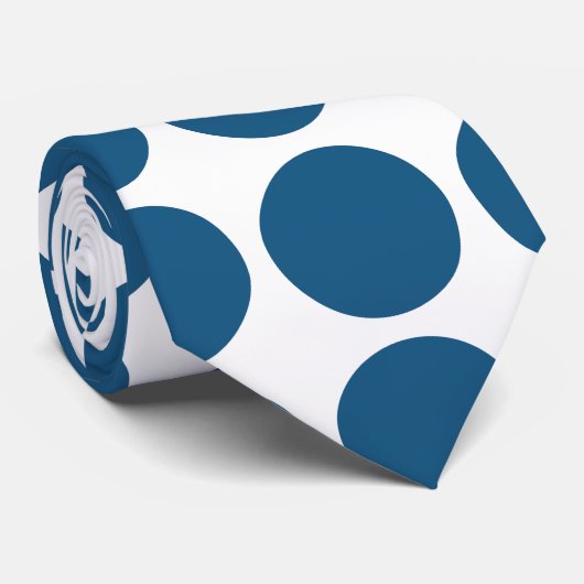 Grande cravate de pois (Roulé)