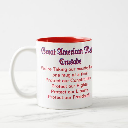 Grande croisade américaine de la Mug (Gauche)