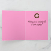 Grande Cupcake Bonne carte d'anniversaire (Intérieur)