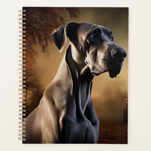 Grande Dane Halloween effrayante (Devant)