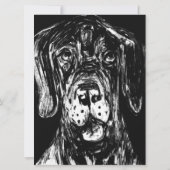Grande Dane Invitation Anniversaire (Dos)