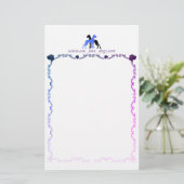 Grande Dane lettre romantique papeterie (Debout devant)