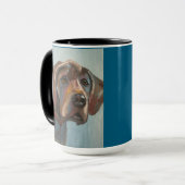 Grande Dane | Mug à deux tons, 15 oz (Devant gauche)