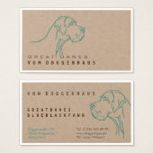 Grande Dane Pure (Devant & derrière)