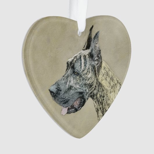 Grande Danse (Brindle) Peinture - Art Chien origin (devant)