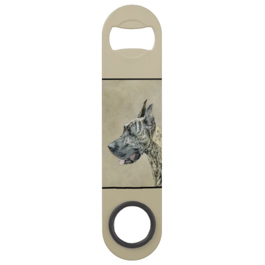 Grande Danse (Brindle) Peinture - Art Chien origin (Dos)
