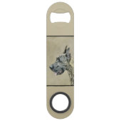 Grande Danse (Brindle) Peinture - Art Chien origin (Devant)