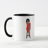 Grande Diva Mug Personnalisé Mug (Gauche)