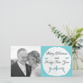 Grande Dollar de sable long photo carte de Noël (Debout devant)