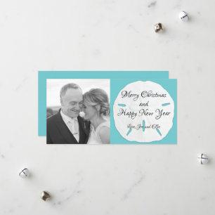 Grande Dollar de sable long photo carte de Noël