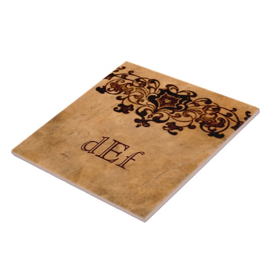 ・ Grande ・ Élégante Carreaux Monogrammes (Côté)