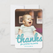 Grande esquisse Merci Gras Script Enfant Photo d'a (Devant)