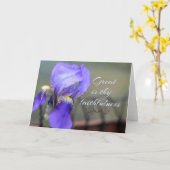 Grande Est Ta Carte De Salutation De Foi (Fleur jaune)