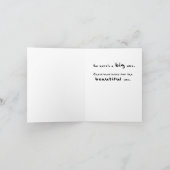 Grande et belle carte de sourire (Intérieur)