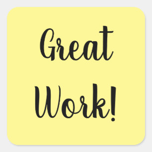 Grande étiquette de travail