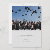 Grande Faire-part Gras Type Graduation (Dos)