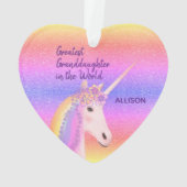 Grande-fille Unicorn personnalisée (dos)